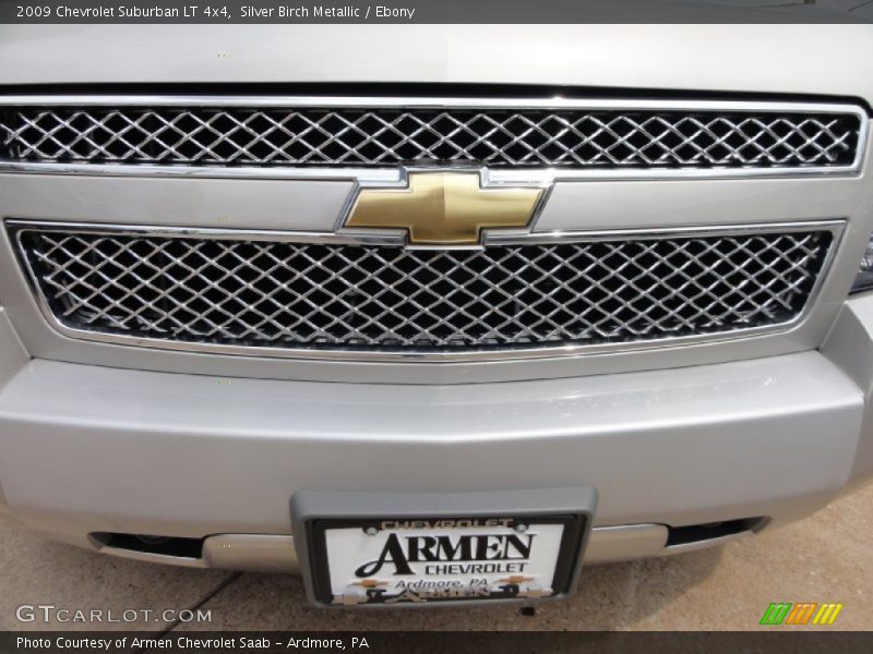 Silver Birch Metallic / Ebony 2009 Chevrolet Suburban LT 4x4