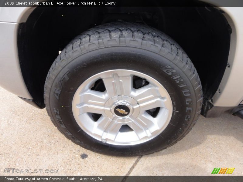 Silver Birch Metallic / Ebony 2009 Chevrolet Suburban LT 4x4