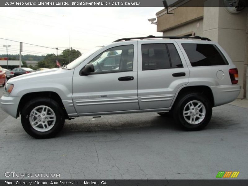 Bright Silver Metallic / Dark Slate Gray 2004 Jeep Grand Cherokee Laredo