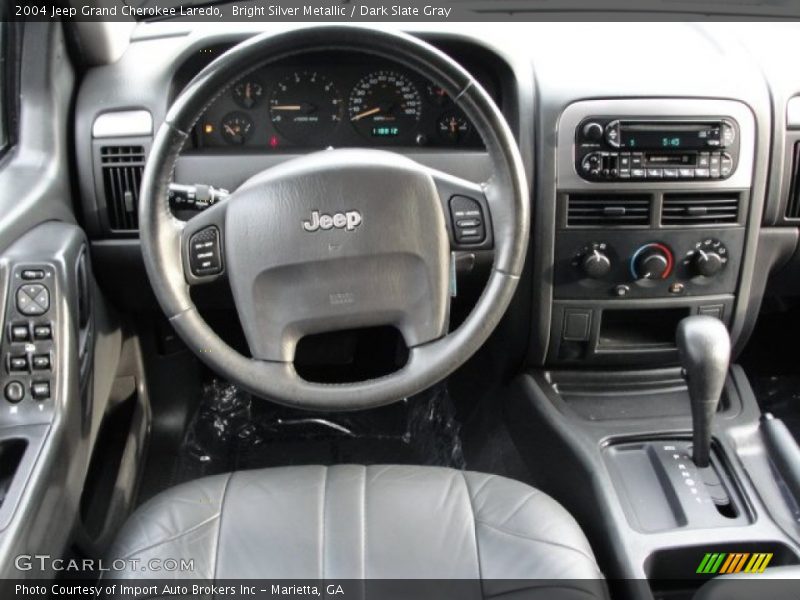 Bright Silver Metallic / Dark Slate Gray 2004 Jeep Grand Cherokee Laredo