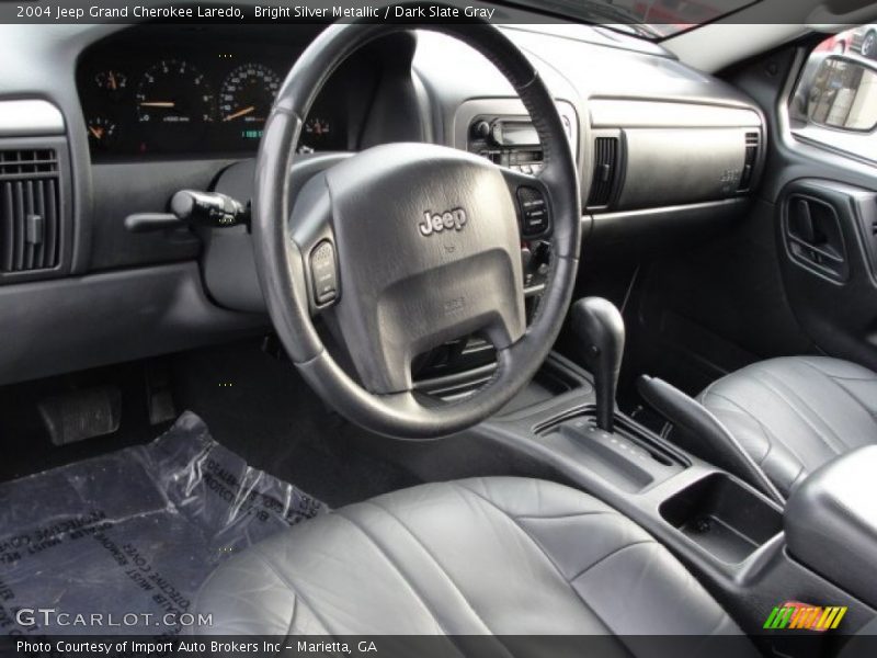 Bright Silver Metallic / Dark Slate Gray 2004 Jeep Grand Cherokee Laredo