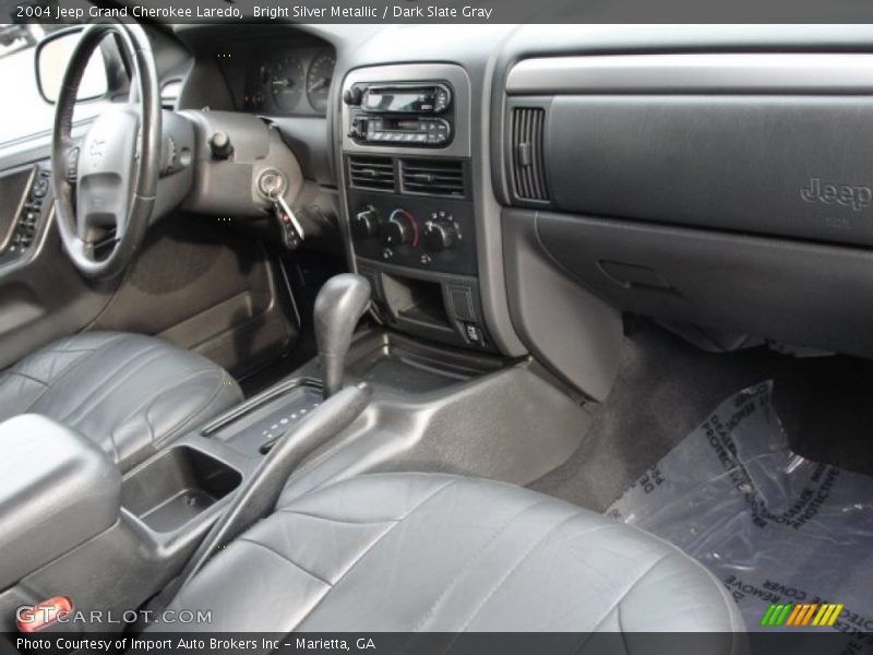 Bright Silver Metallic / Dark Slate Gray 2004 Jeep Grand Cherokee Laredo