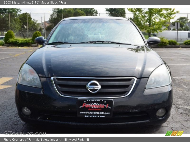 Super Black / Frost 2003 Nissan Altima 2.5 S