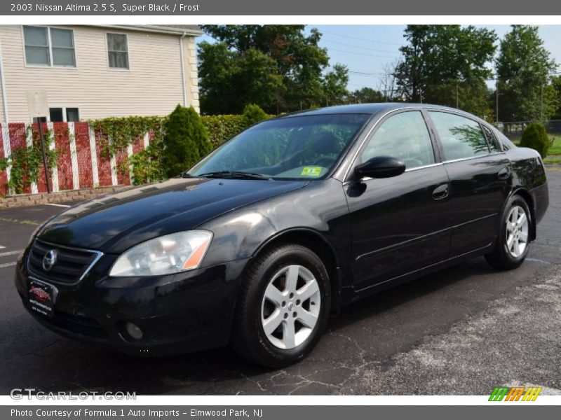 Super Black / Frost 2003 Nissan Altima 2.5 S