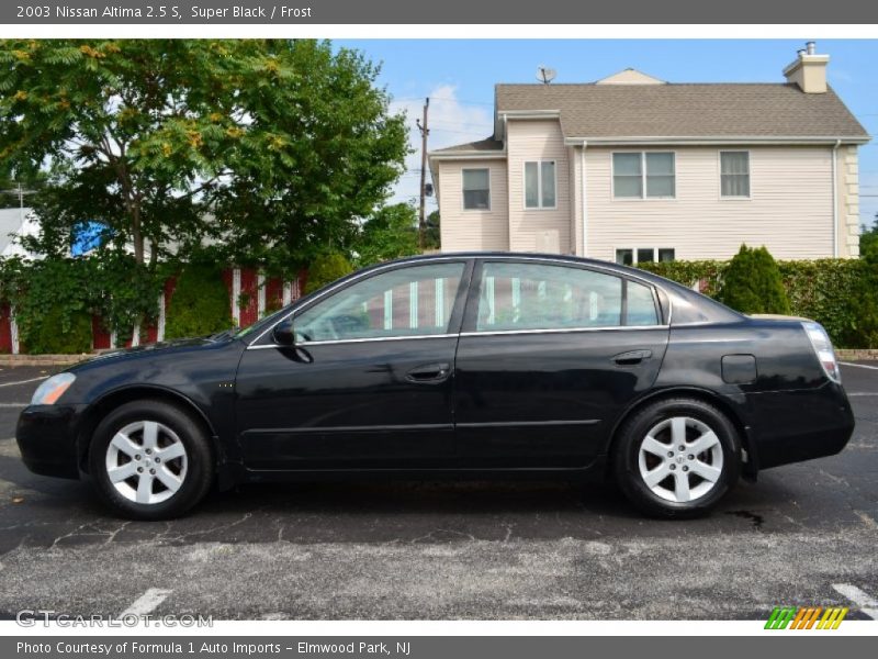 Super Black / Frost 2003 Nissan Altima 2.5 S