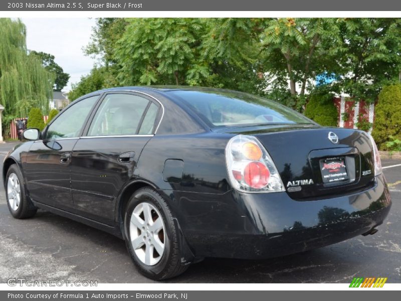 Super Black / Frost 2003 Nissan Altima 2.5 S