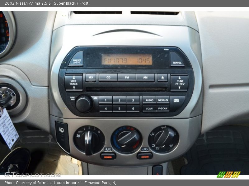Super Black / Frost 2003 Nissan Altima 2.5 S