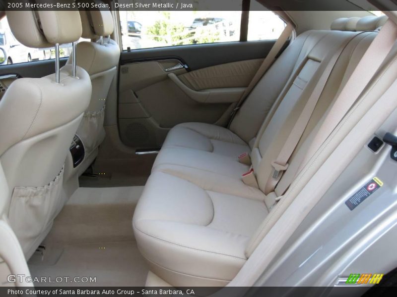 Desert Silver Metallic / Java 2005 Mercedes-Benz S 500 Sedan
