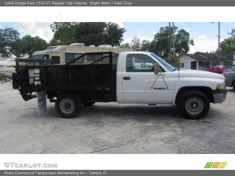 Bright White / Dark Gray 1998 Dodge Ram 2500 ST Regular Cab Chassis