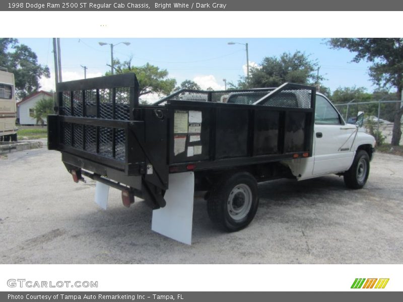 Bright White / Dark Gray 1998 Dodge Ram 2500 ST Regular Cab Chassis