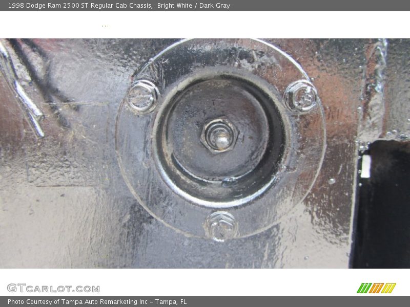 Bright White / Dark Gray 1998 Dodge Ram 2500 ST Regular Cab Chassis