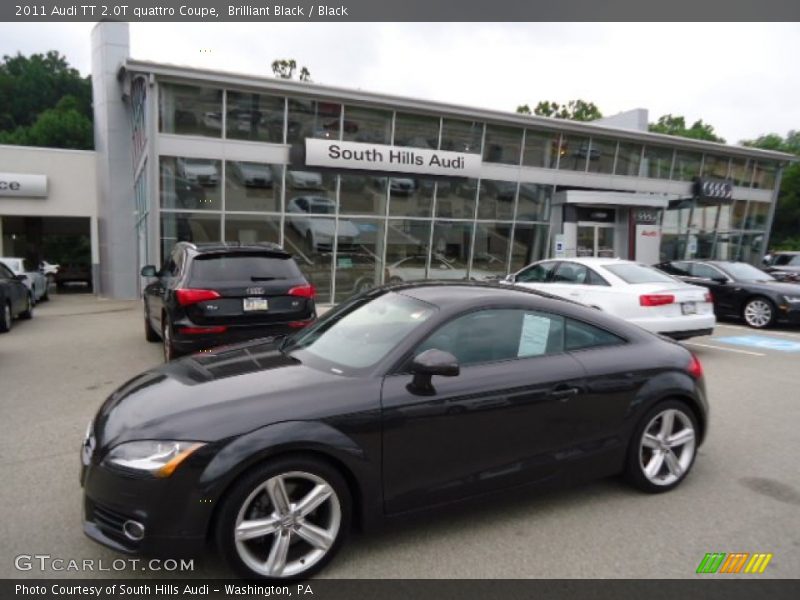 Brilliant Black / Black 2011 Audi TT 2.0T quattro Coupe