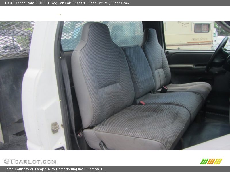 Bright White / Dark Gray 1998 Dodge Ram 2500 ST Regular Cab Chassis