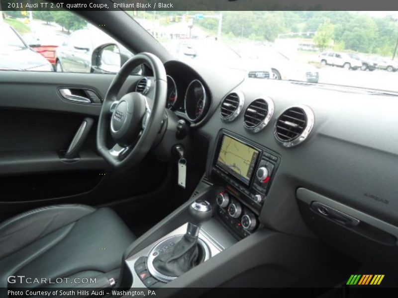 Brilliant Black / Black 2011 Audi TT 2.0T quattro Coupe