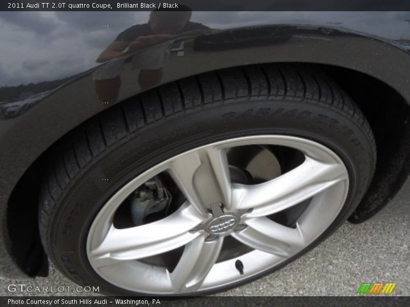 Brilliant Black / Black 2011 Audi TT 2.0T quattro Coupe