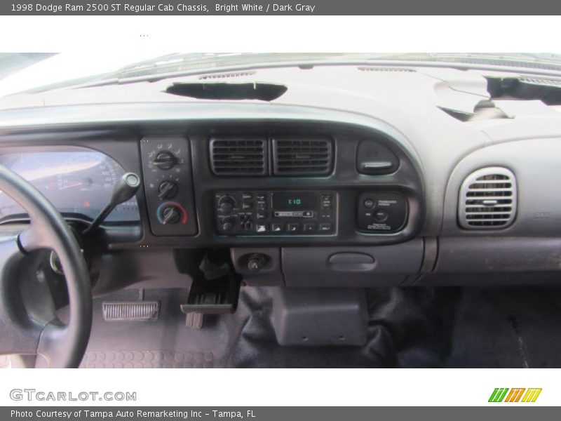 Bright White / Dark Gray 1998 Dodge Ram 2500 ST Regular Cab Chassis