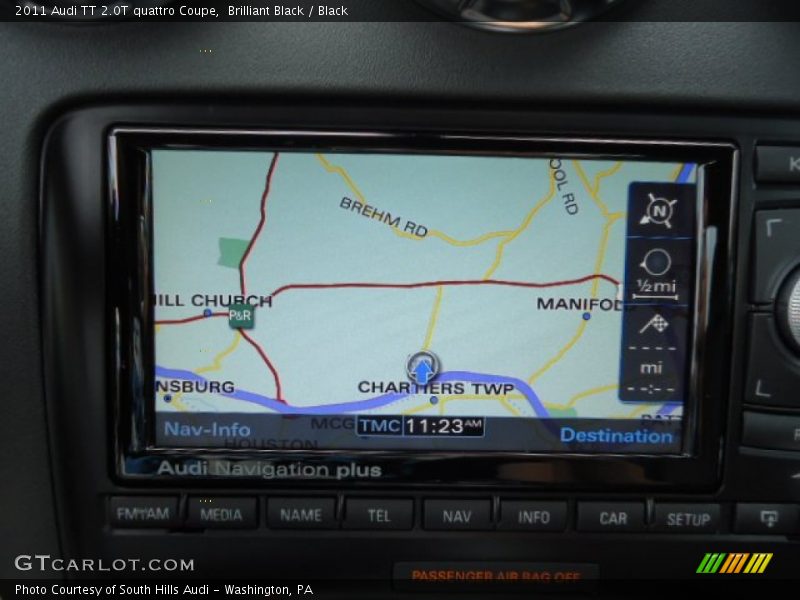 Navigation of 2011 TT 2.0T quattro Coupe