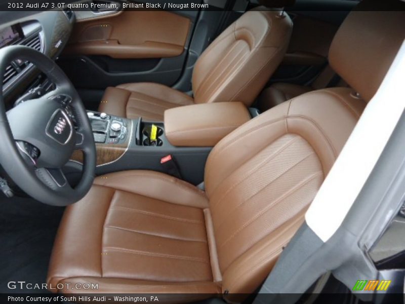 Brilliant Black / Nougat Brown 2012 Audi A7 3.0T quattro Premium