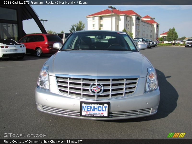 Radiant Silver Metallic / Ebony 2011 Cadillac DTS Premium