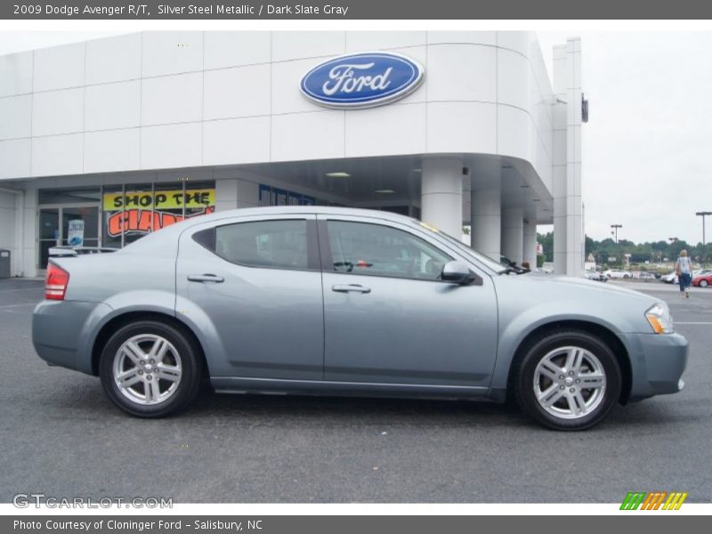Silver Steel Metallic / Dark Slate Gray 2009 Dodge Avenger R/T