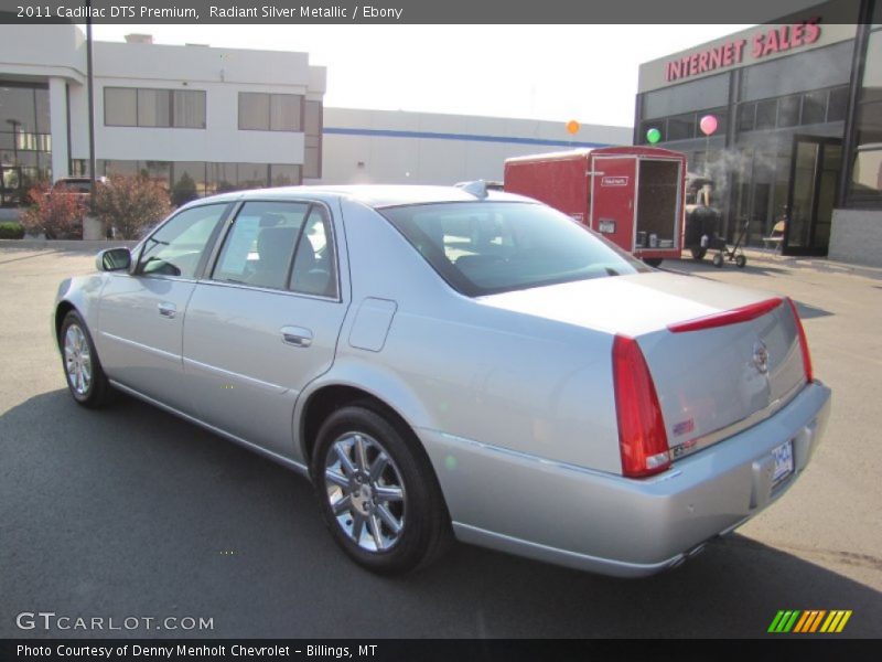 Radiant Silver Metallic / Ebony 2011 Cadillac DTS Premium