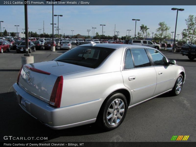 Radiant Silver Metallic / Ebony 2011 Cadillac DTS Premium