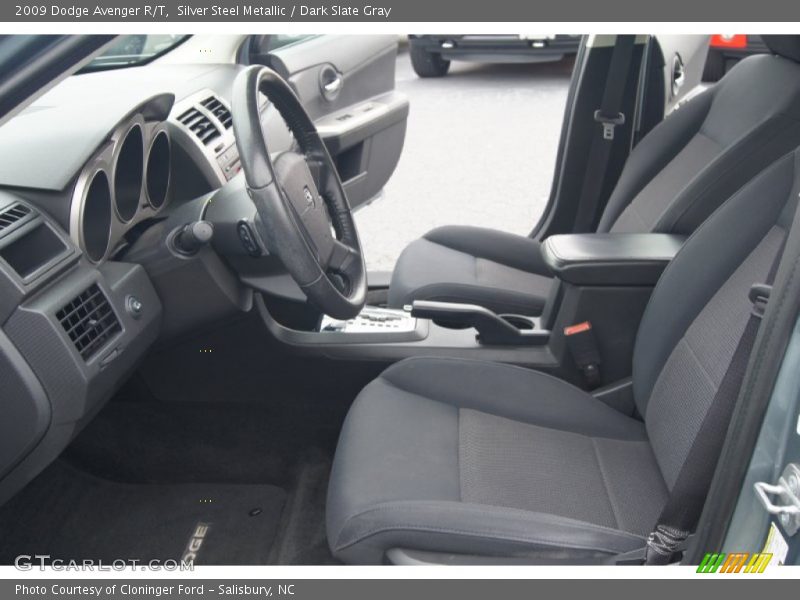 Silver Steel Metallic / Dark Slate Gray 2009 Dodge Avenger R/T