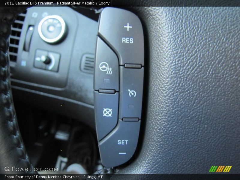Radiant Silver Metallic / Ebony 2011 Cadillac DTS Premium