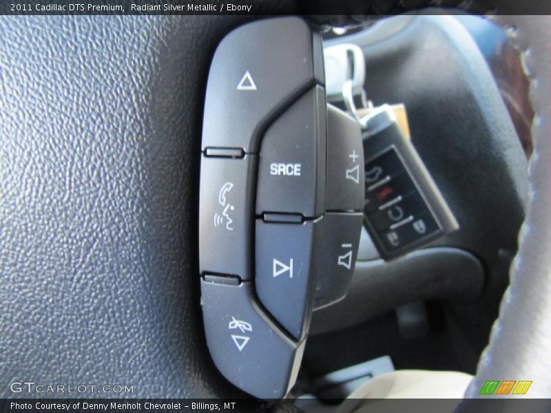 Radiant Silver Metallic / Ebony 2011 Cadillac DTS Premium