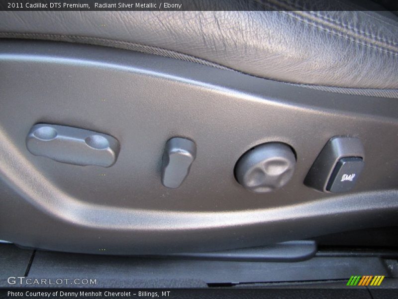 Radiant Silver Metallic / Ebony 2011 Cadillac DTS Premium