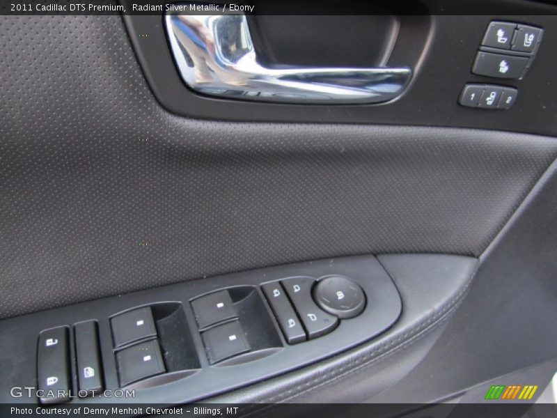 Radiant Silver Metallic / Ebony 2011 Cadillac DTS Premium