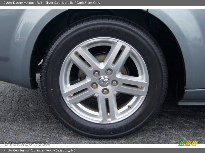 Silver Steel Metallic / Dark Slate Gray 2009 Dodge Avenger R/T
