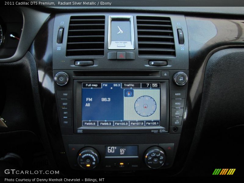 Radiant Silver Metallic / Ebony 2011 Cadillac DTS Premium