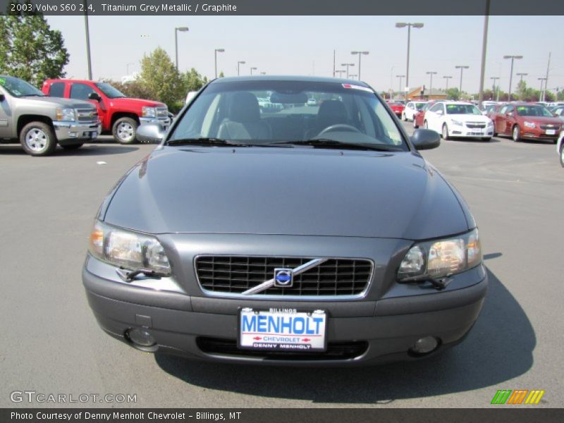 Titanium Grey Metallic / Graphite 2003 Volvo S60 2.4