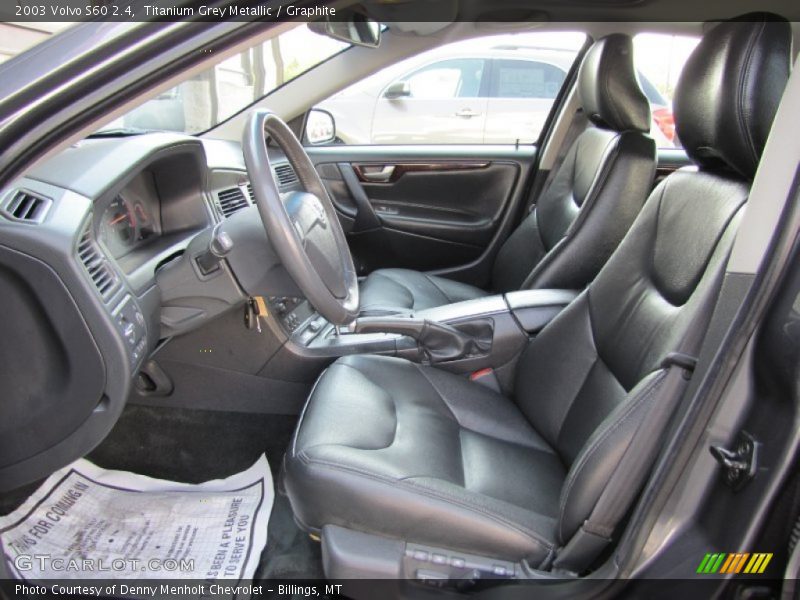 Graphite Interior - 2003 S60 2.4 