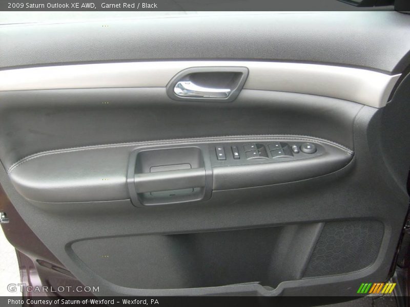 Garnet Red / Black 2009 Saturn Outlook XE AWD