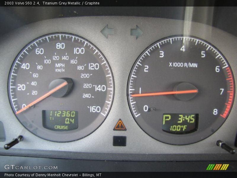  2003 S60 2.4 2.4 Gauges