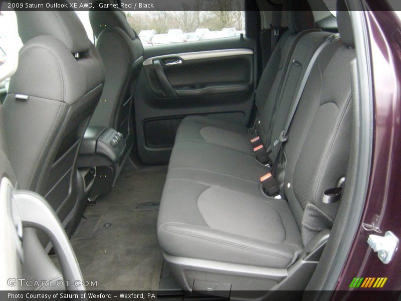 Garnet Red / Black 2009 Saturn Outlook XE AWD