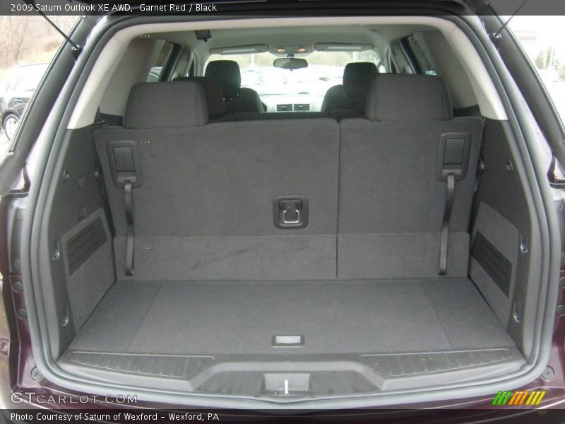 Garnet Red / Black 2009 Saturn Outlook XE AWD