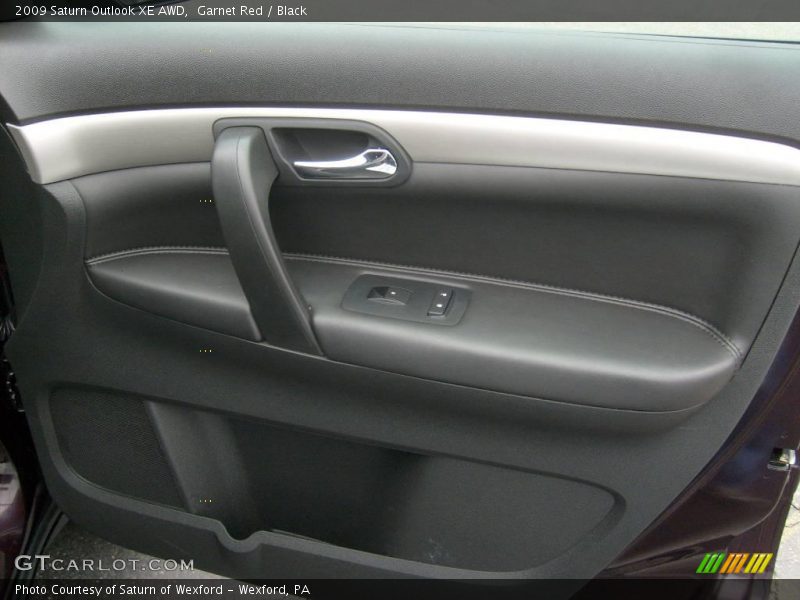 Garnet Red / Black 2009 Saturn Outlook XE AWD
