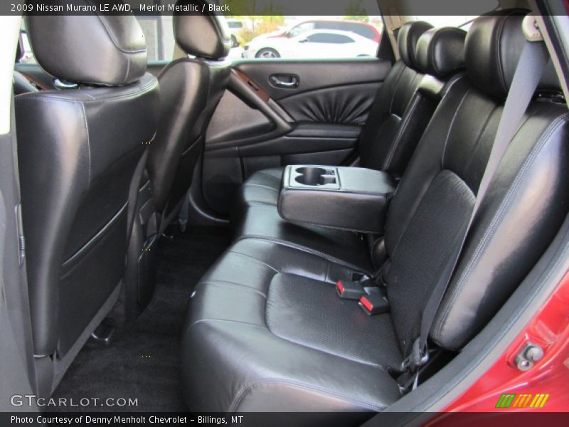 Merlot Metallic / Black 2009 Nissan Murano LE AWD