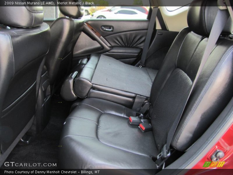 Merlot Metallic / Black 2009 Nissan Murano LE AWD