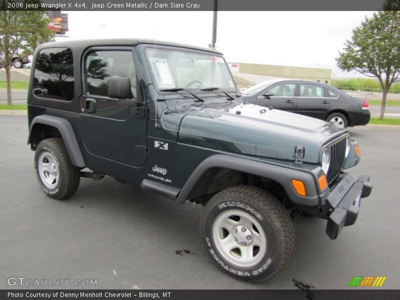  2006 Wrangler X 4x4 Jeep Green Metallic