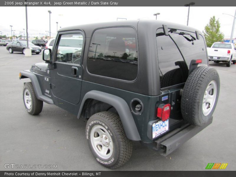 Jeep Green Metallic / Dark Slate Gray 2006 Jeep Wrangler X 4x4
