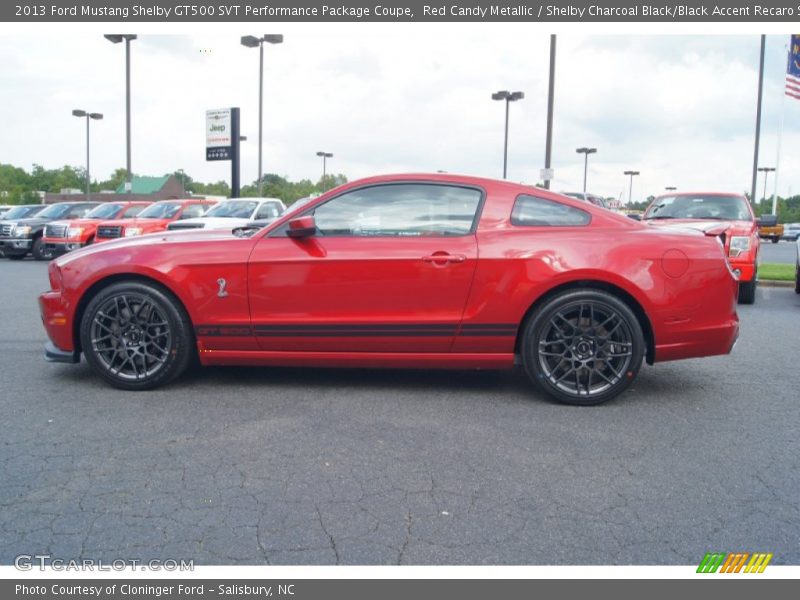  2013 Mustang Shelby GT500 SVT Performance Package Coupe Red Candy Metallic