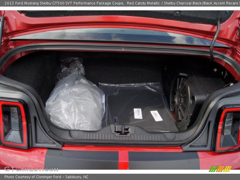  2013 Mustang Shelby GT500 SVT Performance Package Coupe Trunk