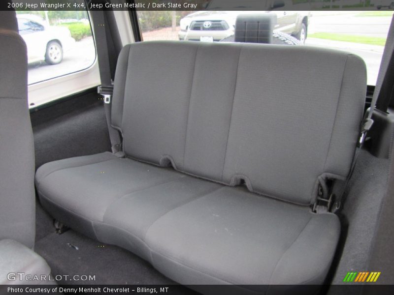 Rear Seat of 2006 Wrangler X 4x4