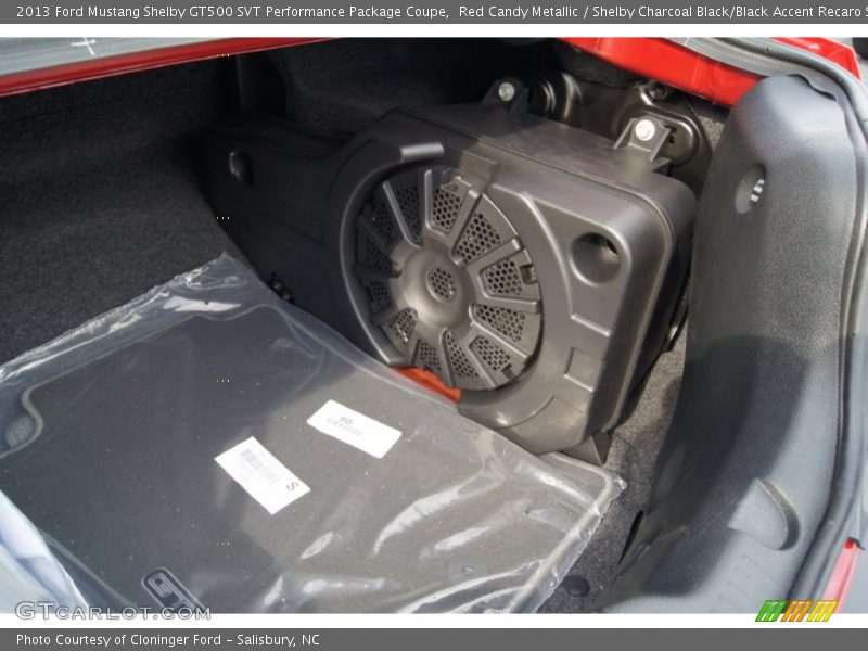 Audio System of 2013 Mustang Shelby GT500 SVT Performance Package Coupe