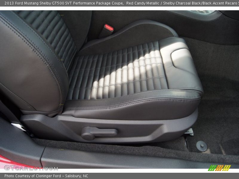 Front Seat of 2013 Mustang Shelby GT500 SVT Performance Package Coupe