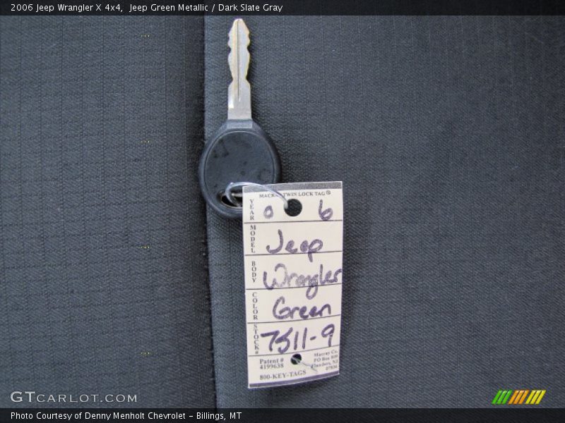 Keys of 2006 Wrangler X 4x4